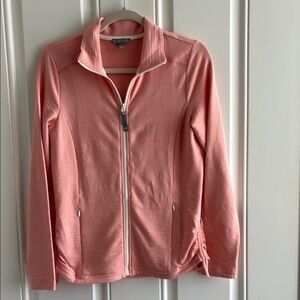Talbots Light Pink/Orange Zip-Up Jacket SPF 50+